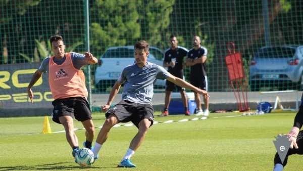 Sergio Pérez con el primer equipo / cadizcf.com