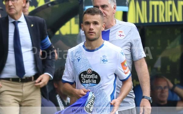 Aketxe, con el RC Deportivo de la Coruña en el estadio Ramón de Carranza / Trekant Media