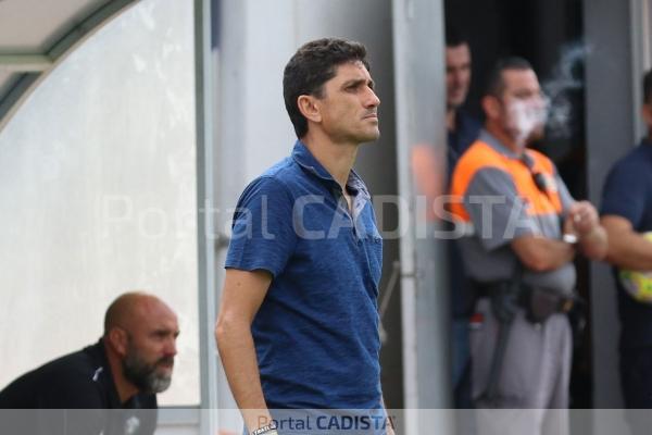 Juanma Pavón, entrenador del Cádiz B / Trekant Media