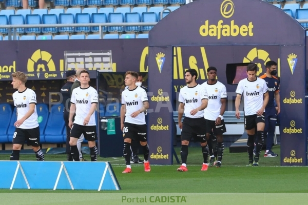 El Valencia CF sobre el césped de Carranza / Trekant Media