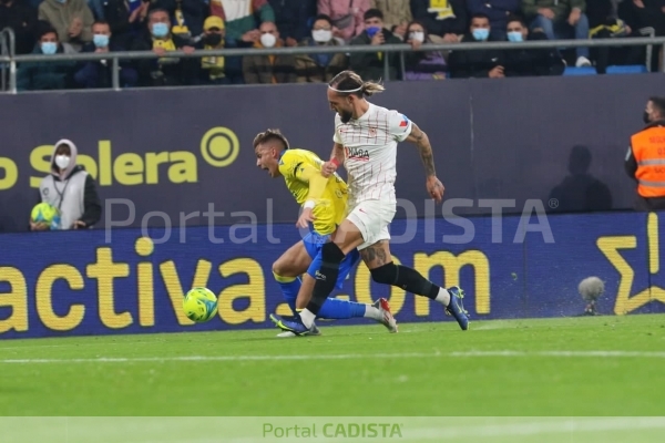 Foto de la jugada entre Alejo y Gudelj / Trekant Media