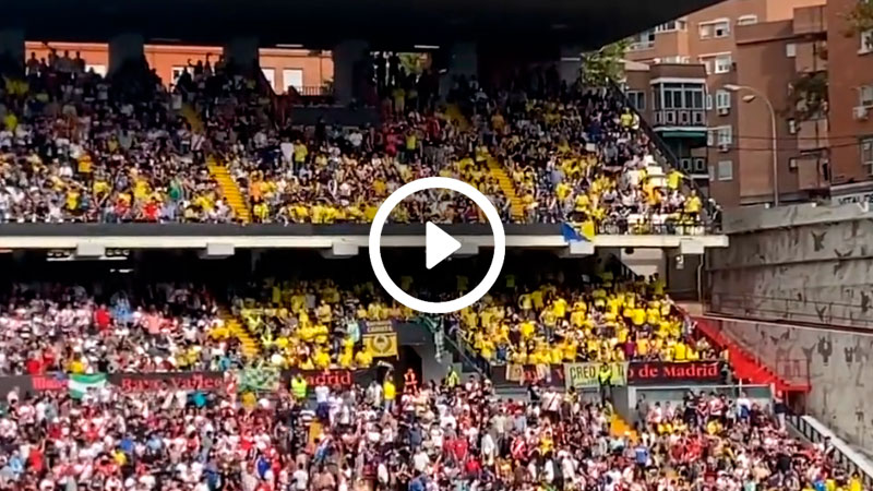 aficioncadista celebro gol rayo