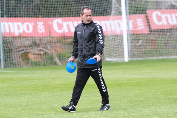 Cervera en un entrenamiento en El Rosal. / Trekant Media