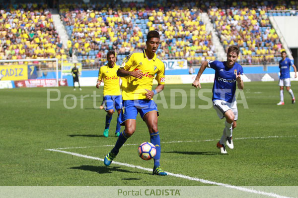 Eddy Silvestre ante el Oviedo. / Trekant Media