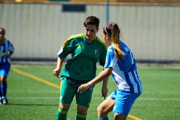 Nuria en un partido de pretemporada. / Imagen: Águeda Sánchez