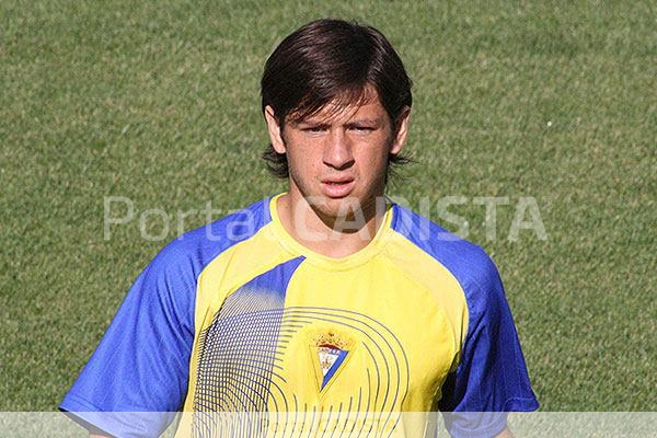 Javi Acuña como jugador del Cádiz CF. / Trekant Media